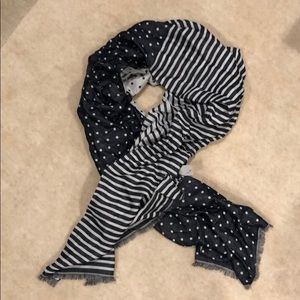NWT Talbots blue and white scarf